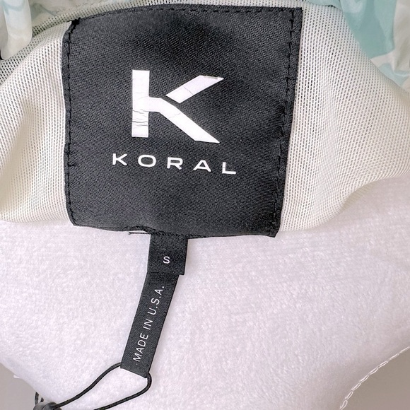 NWT KORAL Psychedelic Zephyr Cropped Workout Jacket Size Small - Picture 9 of 12